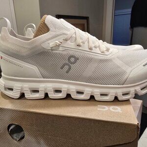 Men's On Running Brand Cloud 6 Versa White/Gum Cloud OC Sneakers Size 12 NEW